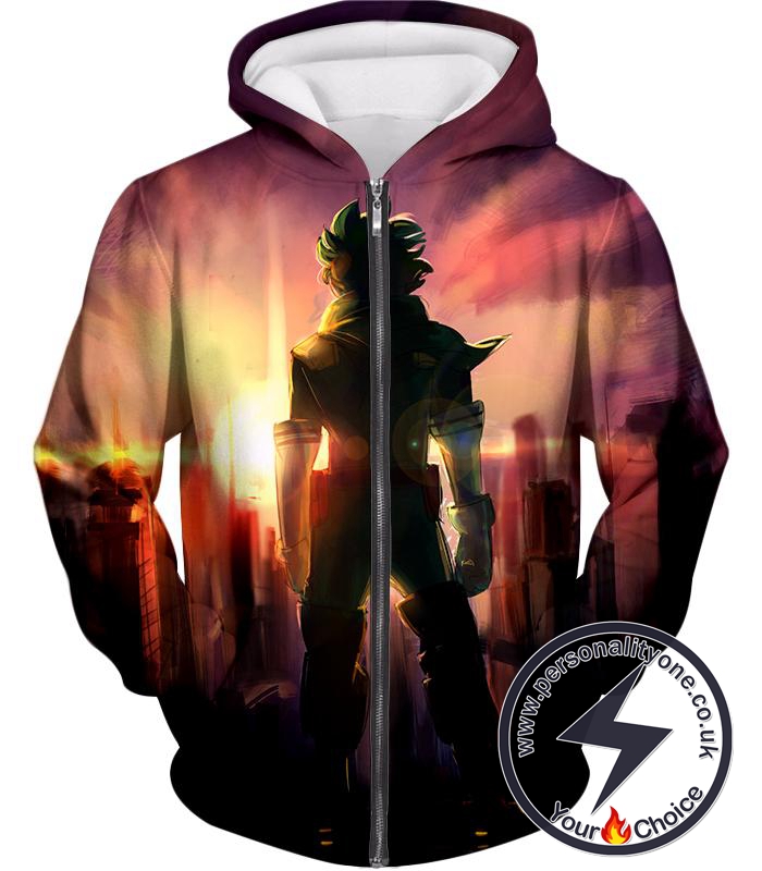 My Hero Academia One for All Hero Izuki Midoriya Zip Up Hoodie